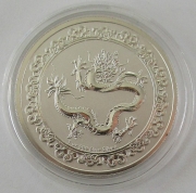 Niue 2 Dollars 2019 Celestial Animals Green Dragon
