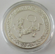 Niue 2 Dollars 2019 Celestial Animals White Tiger