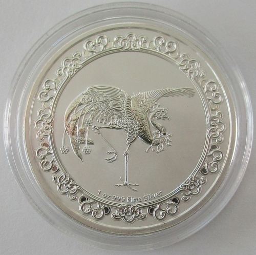 Niue 2 Dollars 2020 Celestial Animals Red Phoenix