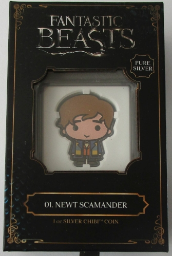 Niue 2 Dollars 2021 Chibi Fantastic Beasts Newt Scamander