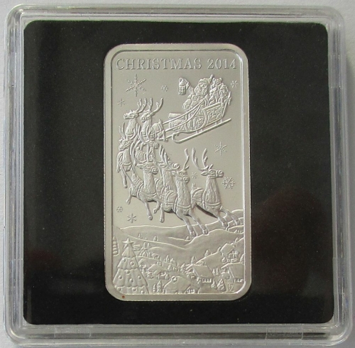 Samoa 5 Dollars 2014 Weihnachten
