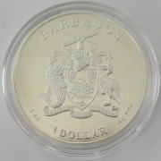 Barbados 1 Dollar 2021 Caribbean Silver Pelican