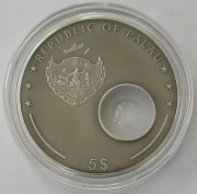 Palau 5 Dollars 2008 400 Years of Telescope Hans...