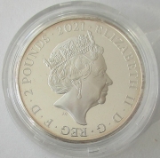 Großbritannien 2 Pounds 2021 Music Legends The Who 1 Oz Silver Proof