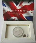 United Kingdom 2 Pounds 2011 Britannia 1 Oz Silver