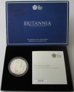 United Kingdom 2 Pounds 2017 Britannia 1 Oz Silver BU