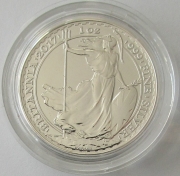 United Kingdom 2 Pounds 2017 Britannia 1 Oz Silver BU