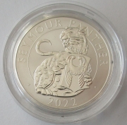 Großbritannien 2 x 2 Pounds 2022 Royal Tudor Beasts Seymour Panther PP