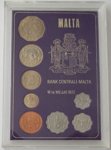 Malta Coin Set 1972