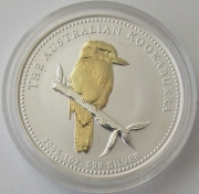 Australien 1 Dollar 2005 Kookaburra Gilded