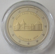 Kroatien 2 Euro 2024 Altstadt von Varaždin PP
