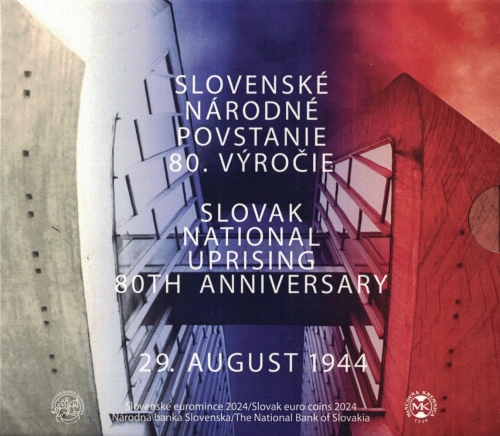 Slovakia Coin Set 2024 80 Years National Uprising