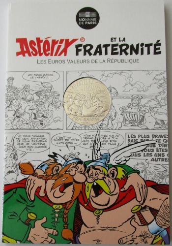 France 10 Euro 2015 Asterix Fraternité Chieftains Silver