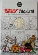 France 10 Euro 2015 Asterix Egalité Getafix Silver