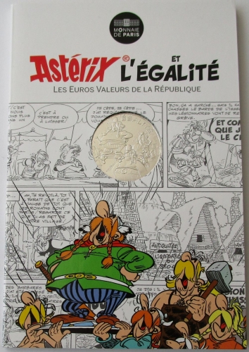 France 10 Euro 2015 Asterix Egalité Vitalstatistix Silver