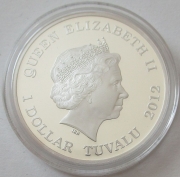 Tuvalu 1 Dollar 2012 Deadly & Dangerous Funnel-Web Spider