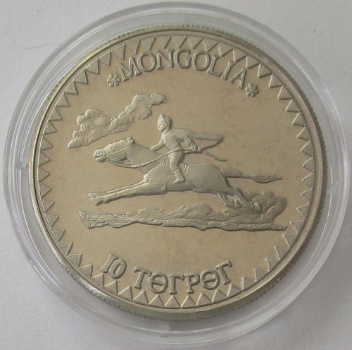 Mongolei 10 Tögrög 1984 Olympia Los Angeles Reiten
