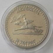 Mongolei 10 Tögrög 1984 Olympia Los Angeles Reiten