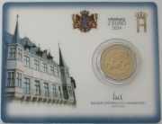 Luxemburg 2 Euro 2024 Großherzog Guillaume II. BU
