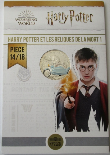 France 10 Euro 2021 Harry Potter and the Deathly Hallows – Part 1 Coloured Silver