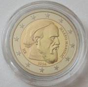 Latvia 2 Euro 2024 Marko Marulić Proof
