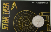 Tuvalu 1 Dollar 2016 Star Trek U.S.S. Enterprise NCC-1701...