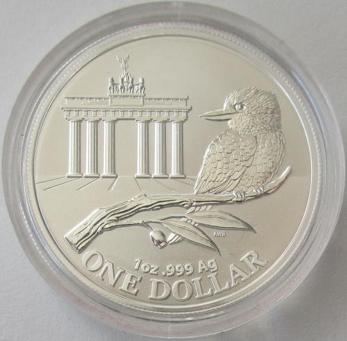 Australien 1 Dollar 2020 Kookaburra World Money Fair in Berlin