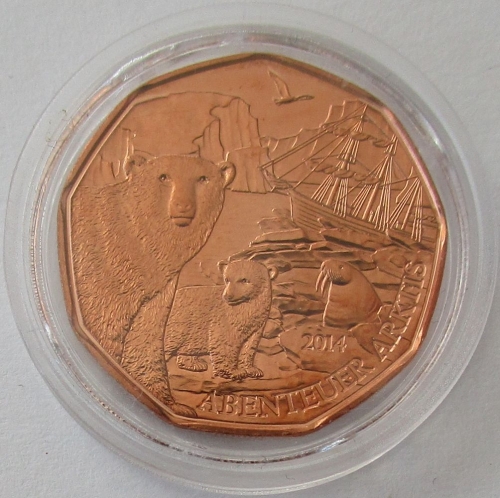 Österreich 5 Euro 2014 Abenteuer Arktis