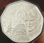 Österreich 5 Euro 2015 Neujahr Die Fledermaus BU
