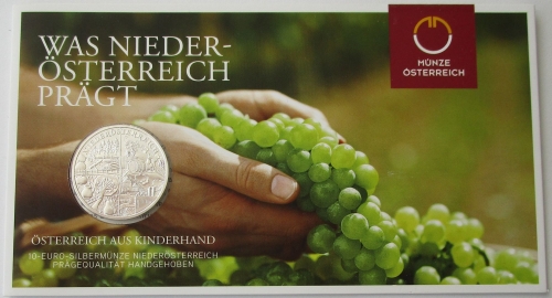 Austria 10 Euro 2013 Regions Niederösterreich Silver BU