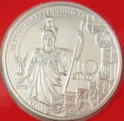 Österreich 10 Euro 2005 60 Jahre Zweite Republik BU