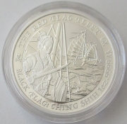 Tuvalu 1 Dollar 2021 Black Flag Red Flag Fleet von Ching...
