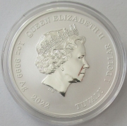 Tuvalu 1 Dollar 2022 James Bond No Time to Die 1 Oz Silver
