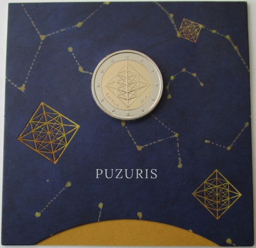 Lettland 2 Euro 2024 Puzuris BU