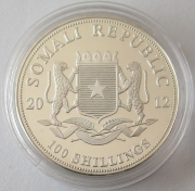 Somalia 100 Shillings 2012 Elefant Lunar Drache Privy