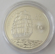 Fiji 1/2 Dollar 2018 Schiffe Libertad
