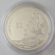 Salomonen 1 Dollar 2017 Schiffe Amerigo Vespucci