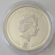 Samoa 1 Dollar 2018 Schiffe HMS Victory von Horatio Nelson