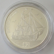 Cook-Inseln 2 Dollars 2015 Schiffe Endeavour