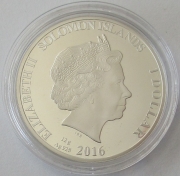 Salomonen 1 Dollar 2016 Schiffe Wappen von Hamburg