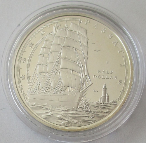 Fiji 1/2 Dollar 2016 Schiffe Passat