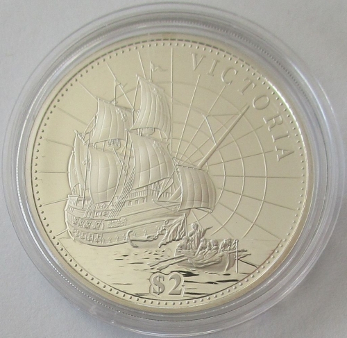 Fiji 2 Dollars 2015 Ships Victoria