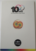 France 10 Euro 2023 10 Years Same-sex Marriage Silver