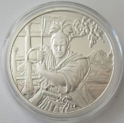 Fiji 50 Cents 2022 Ancient Warriors Samurai