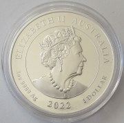 Australien 1 Dollar 2022 Quokka PP Koloriert