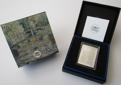 Frankreich 10 Euro 2022 Museumsschätze Seerosenteich von Claude Monet