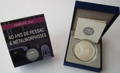 Frankreich 10 Euro 2013 Semeuse 40 Jahre Site Industriel de Pessac