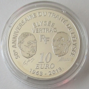 Frankreich 10 Euro 2013 50 Jahre...