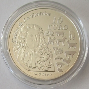 France 10 Euro 2016 Lunar Monkey Silver