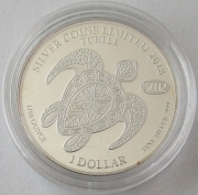 Salomonen 1 Dollar 2018 SCL12 Schildkröte